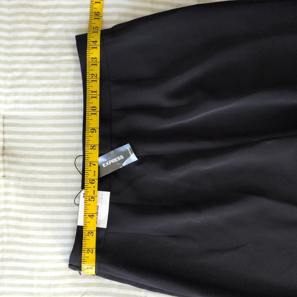 Express Black Flare Super High Rise Pants - Picture 6 of 6
